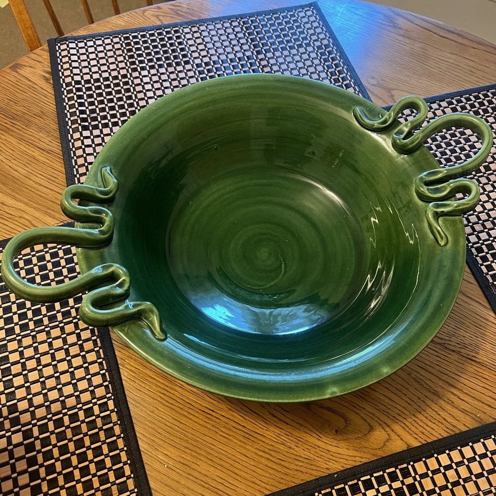 Global Views large decorative serving bowl. Made in Italy. Valued at $300